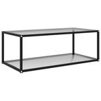 vidaXL Salontafel 100x50x35 cm gehard glas transparant, Huis en Inrichting, Verzenden, Nieuw