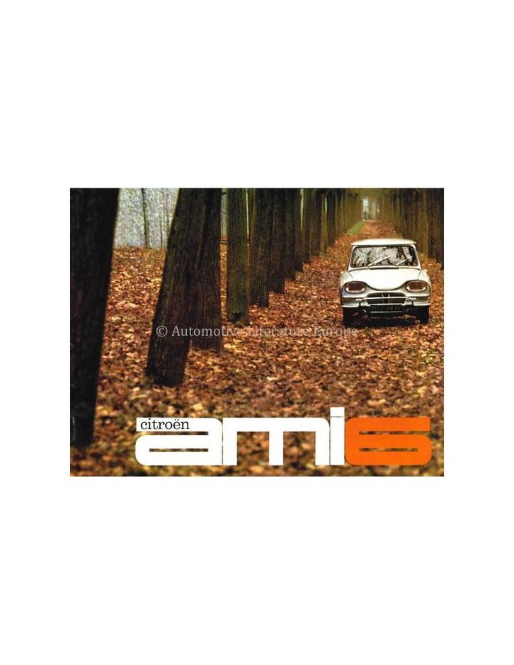 1963 CITROËN AMI 6 BROCHURE NEDERLANDS, Boeken, Auto's | Folders en Tijdschriften, Ophalen of Verzenden