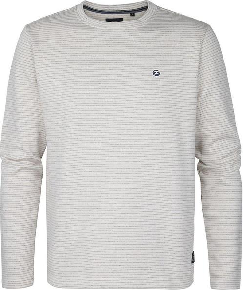 Petrol Trui Bluewave Streep Ecru maat Maat 52/54 (L) Heren, Kleding | Heren, Truien en Vesten, Wit, Nieuw, Maat 52/54 (L), Verzenden