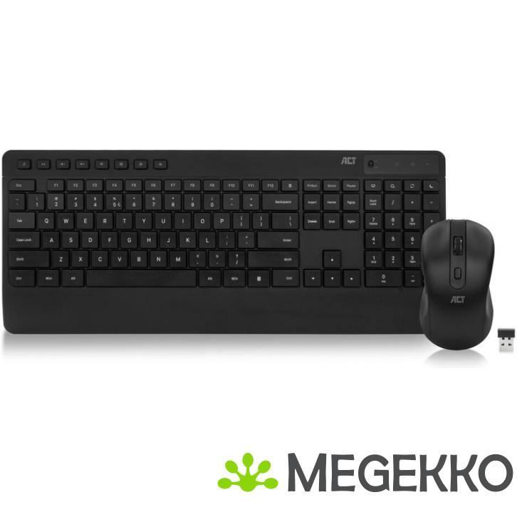 ACT Draadloos toetsenbord en muisbundel (Qwerty). stille, Informatique & Logiciels, Ordinateurs de bureau, Envoi