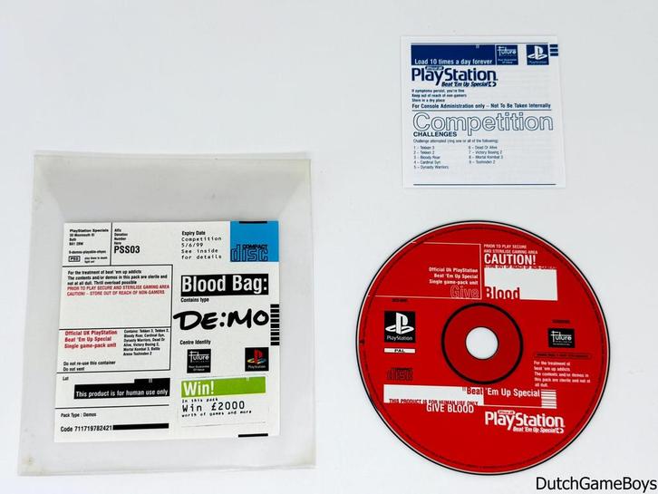 Playstation 1 / PS1 - Blood Bag Demo - Beat Em Up Special, Games en Spelcomputers, Games | Sony PlayStation 1, Gebruikt, Verzenden