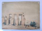 German School (XIX) - Ramesseum, Antiek en Kunst, Kunst | Schilderijen | Klassiek