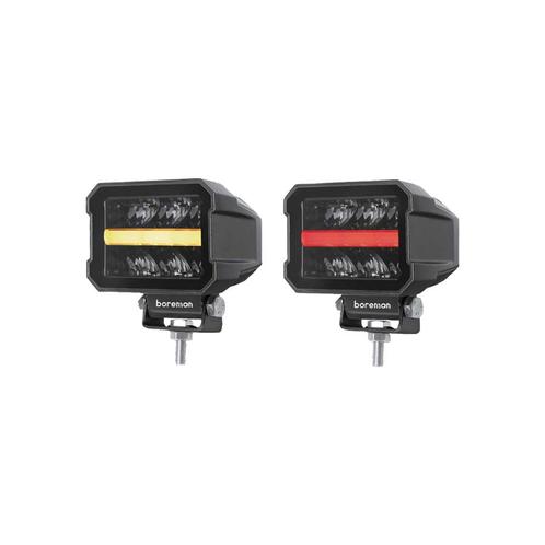 Boreman LED Werklamp 4000LM + Stadslicht (Rood of Oranje), Auto-onderdelen, Verlichting, Ophalen of Verzenden