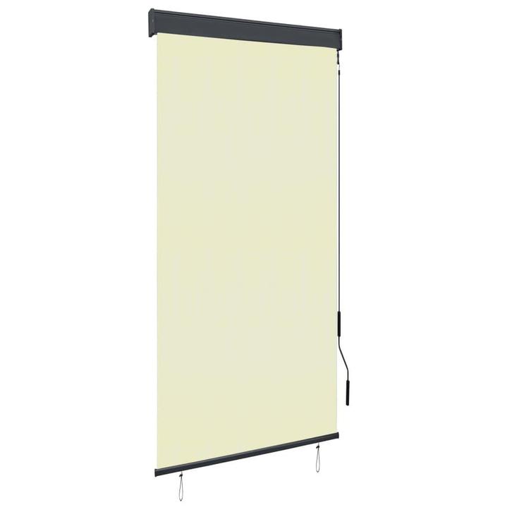 Rolgordijn Buiten 100x250cm Creme | Retour Deal 61% Korting!, Tuin en Terras, Zonneschermen, Minder dan 250 cm, Nieuw, Rolluik