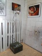 Lampe - Lampe dombre militaire vintage - Acier, Acier
