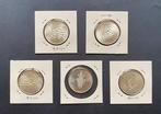 Vaticaan. Lotto di 5 Monete da 500 Lire in Argento