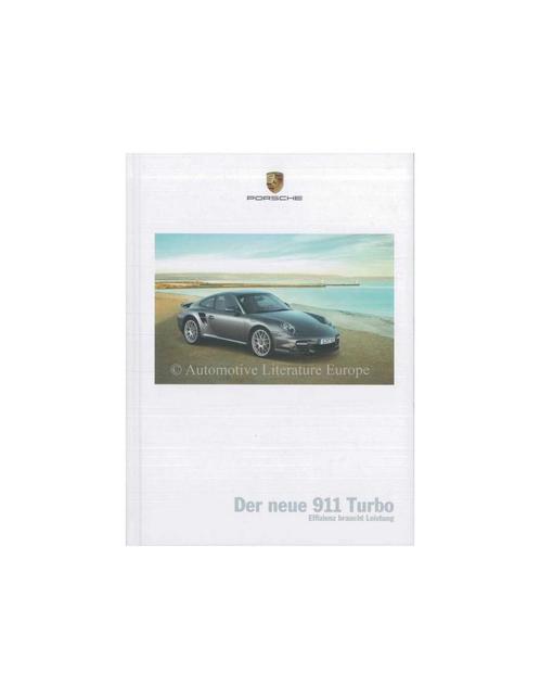 2010 PORSCHE 911 TURBO HARDCOVER BROCHURE DUITS, Livres, Autos | Brochures & Magazines