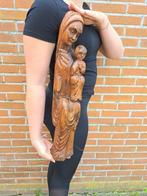 Statue, Maria met kindje Jezus Christus - 55.5 cm - Bois, Antiek en Kunst