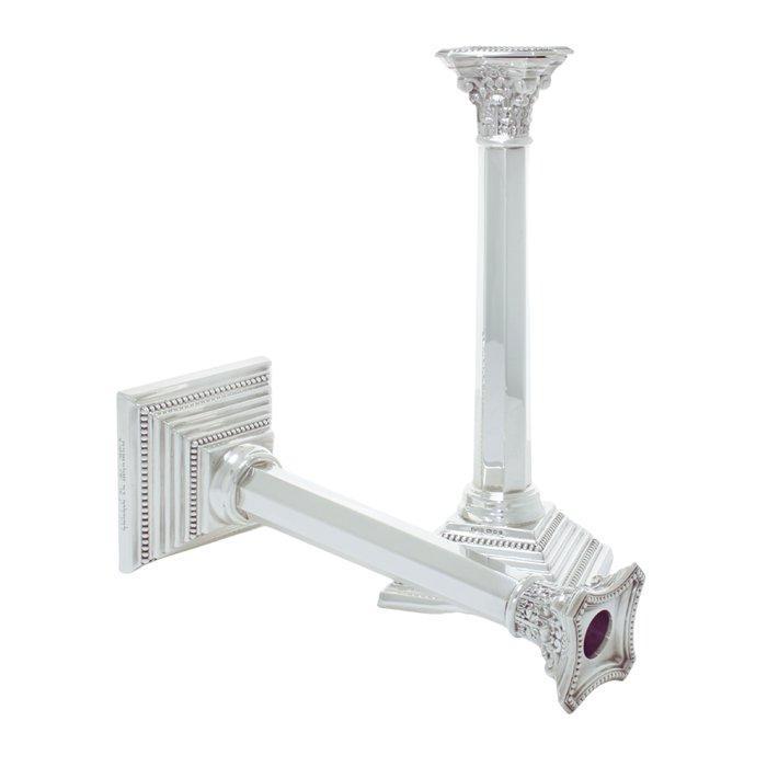 A Taite & Sons Ltd, London - Kaarsenhouder (2) - .925 zilver, Antiek en Kunst, Antiek | Zilver en Goud