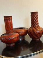 Vase Ikebana - Céramique, Bambou - Japon - Taisho/Showa