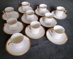 Kpm- Germany - Koffieservies (20) - Bordo oro - 24 kt goud -, Antiquités & Art