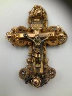 Kruis - Antiek - .585 (14 kt) goud - 1800-1850, 1850-1900, Antiek en Kunst, Antiek | Zilver en Goud