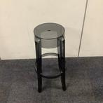 barkruk Kartell Charles Ghost, zithoogte 76 cm, transparant, Huis en Inrichting, Barkrukken, Gebruikt, Kunststof