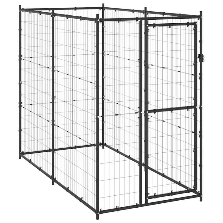 Hondenkennel 110x220x180 | Retour Deal | 55% Korting, Dieren en Toebehoren, Hondenbenches, Nieuw, Verzenden