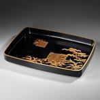 presentatieschotel - Gelakt hout, Moeder van parel - Japan -