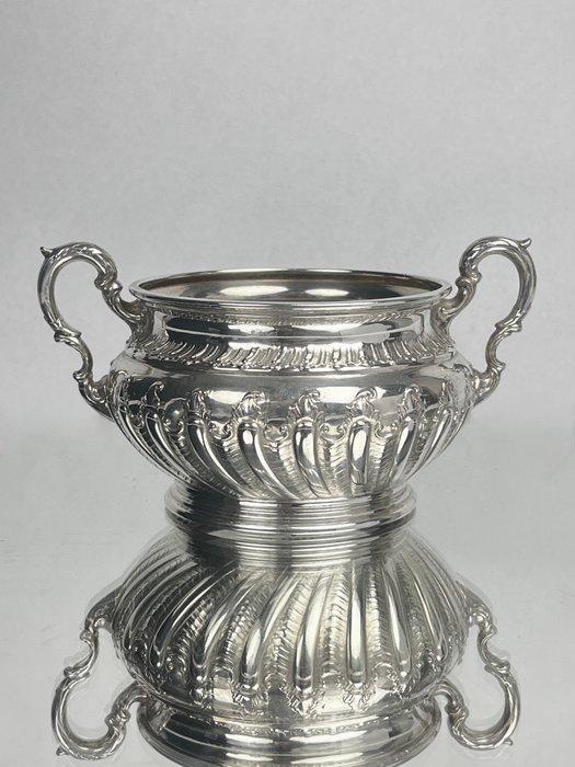 Sweden - Sucrier - Sugar Bowl / Jardinière - Argent 830 -, Antiquités & Art, Antiquités | Argent & Or