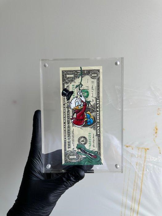 Alan Stefanov (1999) - Survival Mode 1 dollar bill - NO, Antiek en Kunst, Kunst | Schilderijen | Modern