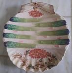 Wasmuel, antiek barbotine aspergeservies - Service à huîtres, Antiquités & Art