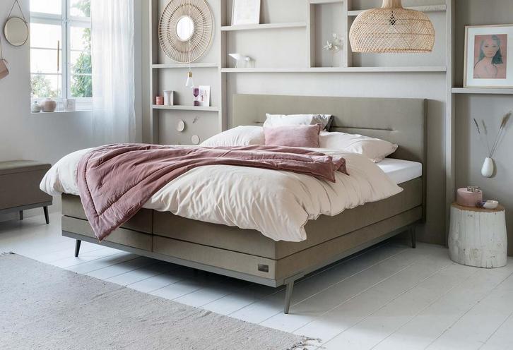 Boxspring Lifestyle by vtwonen Cinnamon | Swiss Sense, Huis en Inrichting, Slaapkamer | Boxsprings, Nieuw, Verzenden