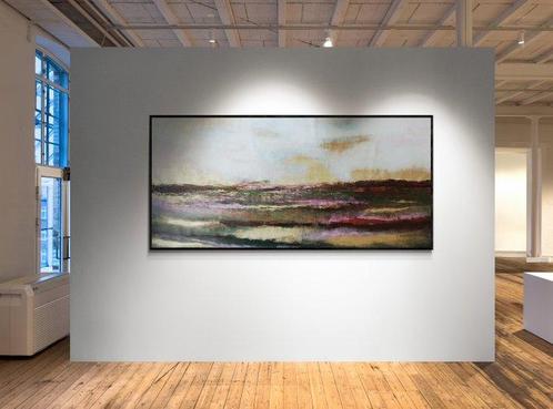 Myriam Carbonnier - Paysage abstrait contemporain XXL, Antiek en Kunst, Kunst | Schilderijen | Modern