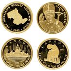 Australie, Canada, Samoa. 2005/2007 - Diverse gouden, Postzegels en Munten, Munten | Europa | Niet-Euromunten