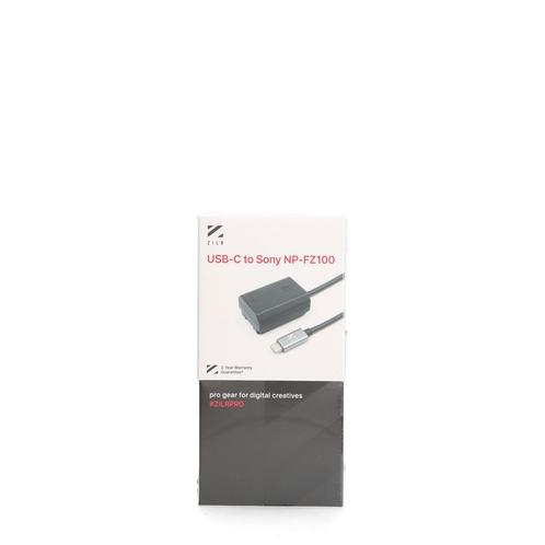 ZILR USB-C to Sony NP-FZ100 Dummy Battery, TV, Hi-fi & Vidéo, Photo | Studio photo & Accessoires, Enlèvement ou Envoi