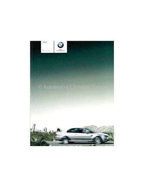 2005 BMW M3 BROCHURE ENGELS, Boeken, Auto's | Folders en Tijdschriften