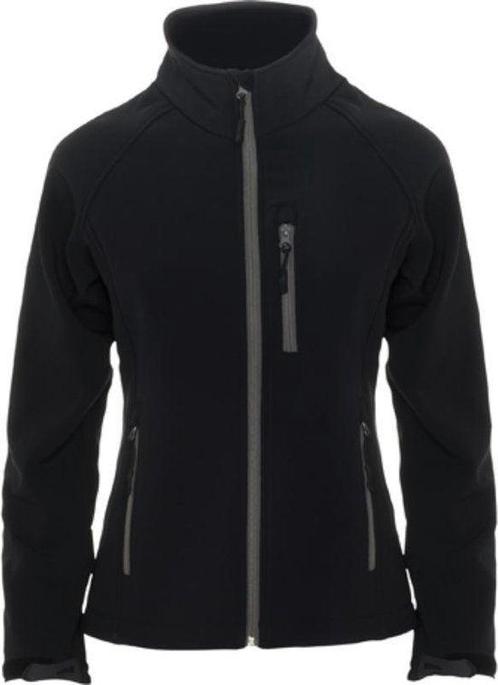 Tweedekans | Antartida Softshell Jas Dames Zwart S, Kinderen en Baby's, Kinderkleding | Maat 104, Ophalen of Verzenden