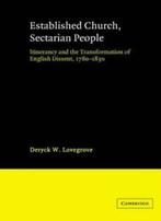 Established Church, Sectarian People: Itineranc. Lovegrove,, Lovegrove, Deryck W., Verzenden