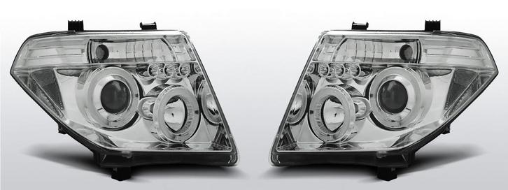 Koplampen | Nissan Navara D40 2005-2010 | chroom, Auto-onderdelen, Verlichting, Nieuw, Verzenden