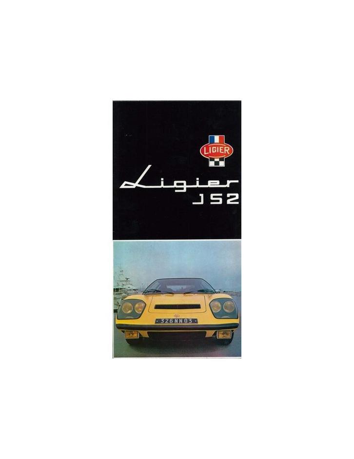1974 LIGIER JS2 BROCHURE FRANS, Boeken, Auto's | Folders en Tijdschriften, Ophalen of Verzenden