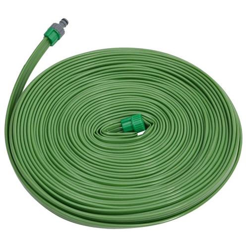 vidaXL Sproeislang 3-pijps PVC 7,5 m groen, Tuin en Terras, Tuinslangen, Nieuw, Verzenden
