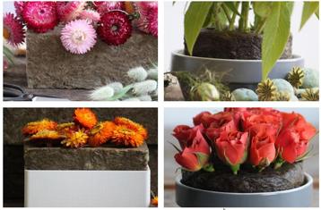 Sideau natural floral foam™ agrawool  per blok 100% voor