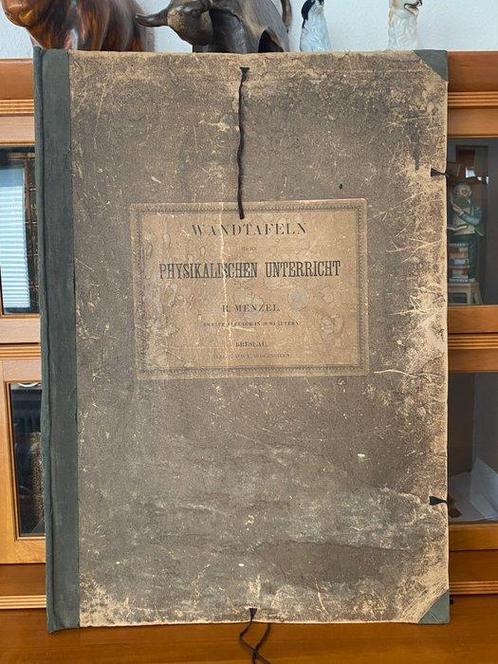 R. Menzel - Wandtafeln für den Physikalischen Unterricht, Antiek en Kunst, Antiek | Boeken en Manuscripten
