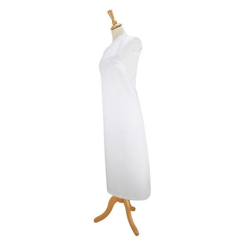 Schort Halterschort Wit 80x100cm - Polycotton Treb ELS, Huis en Inrichting, Keuken | Textiel, Schort, Overige kleuren, Nieuw, Verzenden