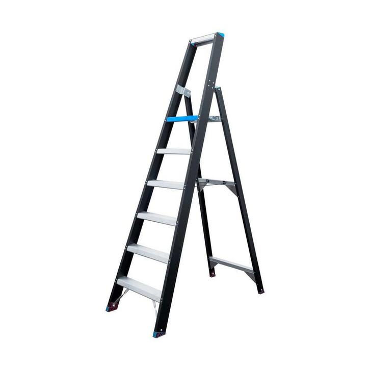 Eurostairs zwarte bordestrap 1x6 treden - Limited Edition, Doe-het-zelf en Bouw, Ladders en Trappen, Trap, Nieuw, Opvouwbaar of Inschuifbaar