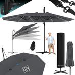 Dubbele parasol - met LED - 460x270 cm - kantelbaar -  360°, Verzenden, Nieuw