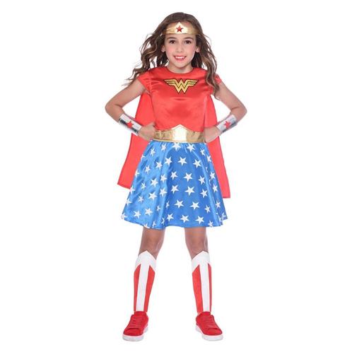 Wonder Woman Classic Kostuum Kind, Kinderen en Baby's, Carnavalskleding en Verkleedspullen, Nieuw, Verzenden