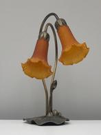 Tafellamp - Glas, Legering, Antiek en Kunst, Curiosa en Brocante