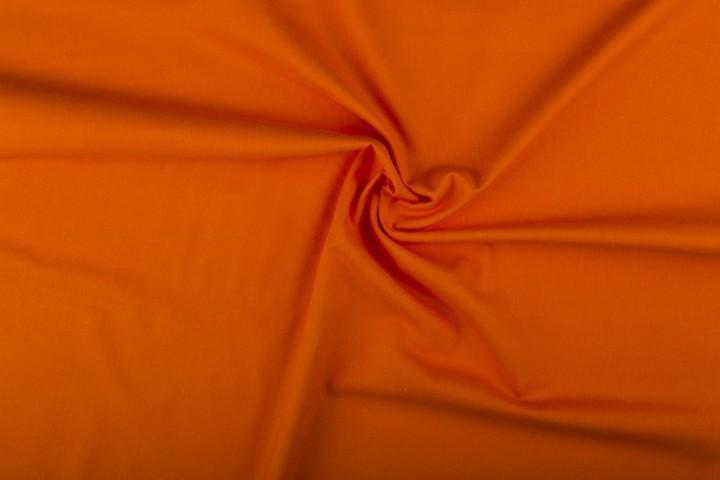 Katoen doek op rol oranje - Katoenen stof 10m op rol, Hobby en Vrije tijd, Stoffen en Lappen, Verzenden