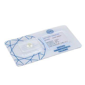 1 pcs Diamant (Naturelle) - 1.24 ct - Rond - VS2 - Istituto
