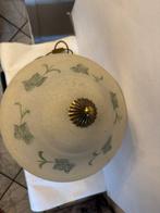 Massive - Tafellamp - vintage bronzen lamp met glazen foraal