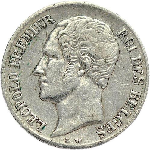 België. Leopold I. 20 Centimes 1853 - engraver’s initials, Timbres & Monnaies, Monnaies | Pays-Bas