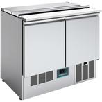 Saladette | 250L | 2 Deuren (1/1 GN) | Boven 2x 1/2 GN + 2x, Zakelijke goederen, Horeca | Keukenapparatuur, Verzenden, Nieuw in verpakking