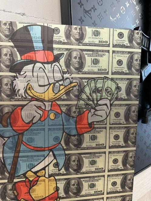 Daluxe Art - 1999 • Scrooge Making Money $$, Antiek en Kunst, Kunst | Schilderijen | Modern