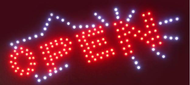 OPEN lamp LED verlichting reclame bord lichtbak #B8, Huis en Inrichting, Lampen | Overige, Nieuw, Verzenden