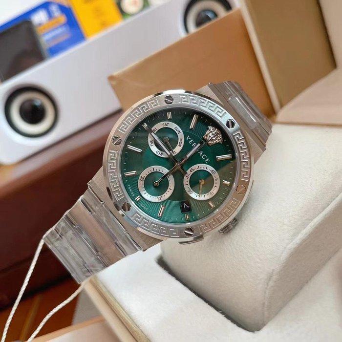Versace - Greca chronograph - Zonder Minimumprijs - Heren -, Handtassen en Accessoires, Horloges | Heren