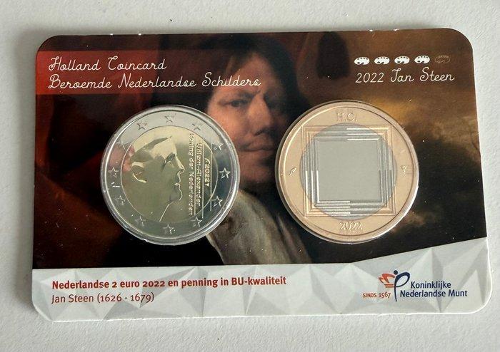 Nederland. Coin Card 2022 Jan Steen (10 stuks), Postzegels en Munten, Munten | Europa | Niet-Euromunten