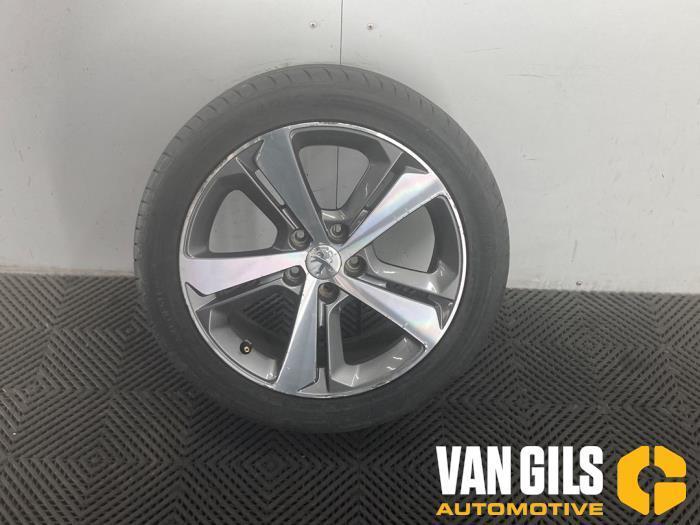 Velg + Band Peugeot 308 O315343, Auto-onderdelen, Ophanging en Onderstel