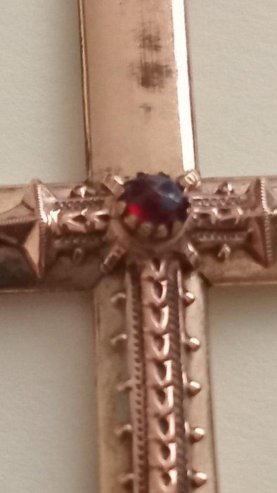 Zonder minimumprijs - Hanger - 14 karaat Geel goud - 1.00ct., Bijoux, Sacs & Beauté, Bijoux anciens